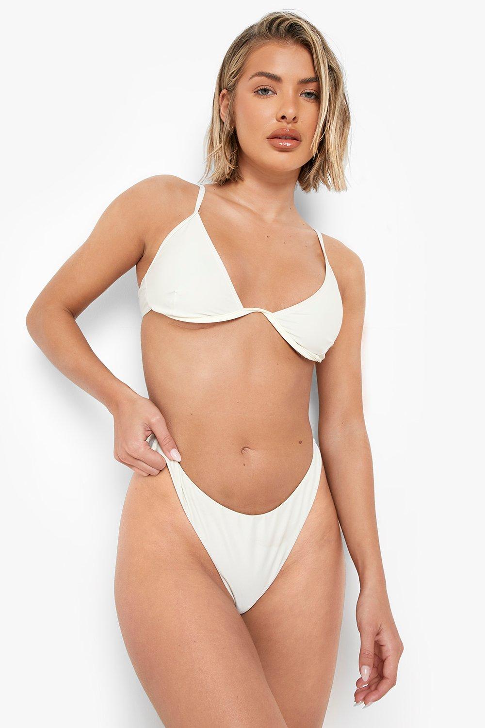 Recycled V Front Fuller Bust Bikini Top