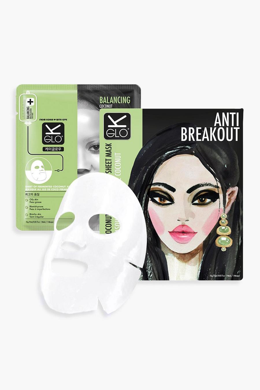 Green K-Glo Anti-breakouts Sheet Mask image number 1