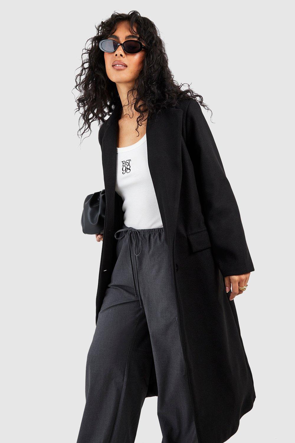 Weekday Alex Oversized Masculine Double Coat In, 55% OFF