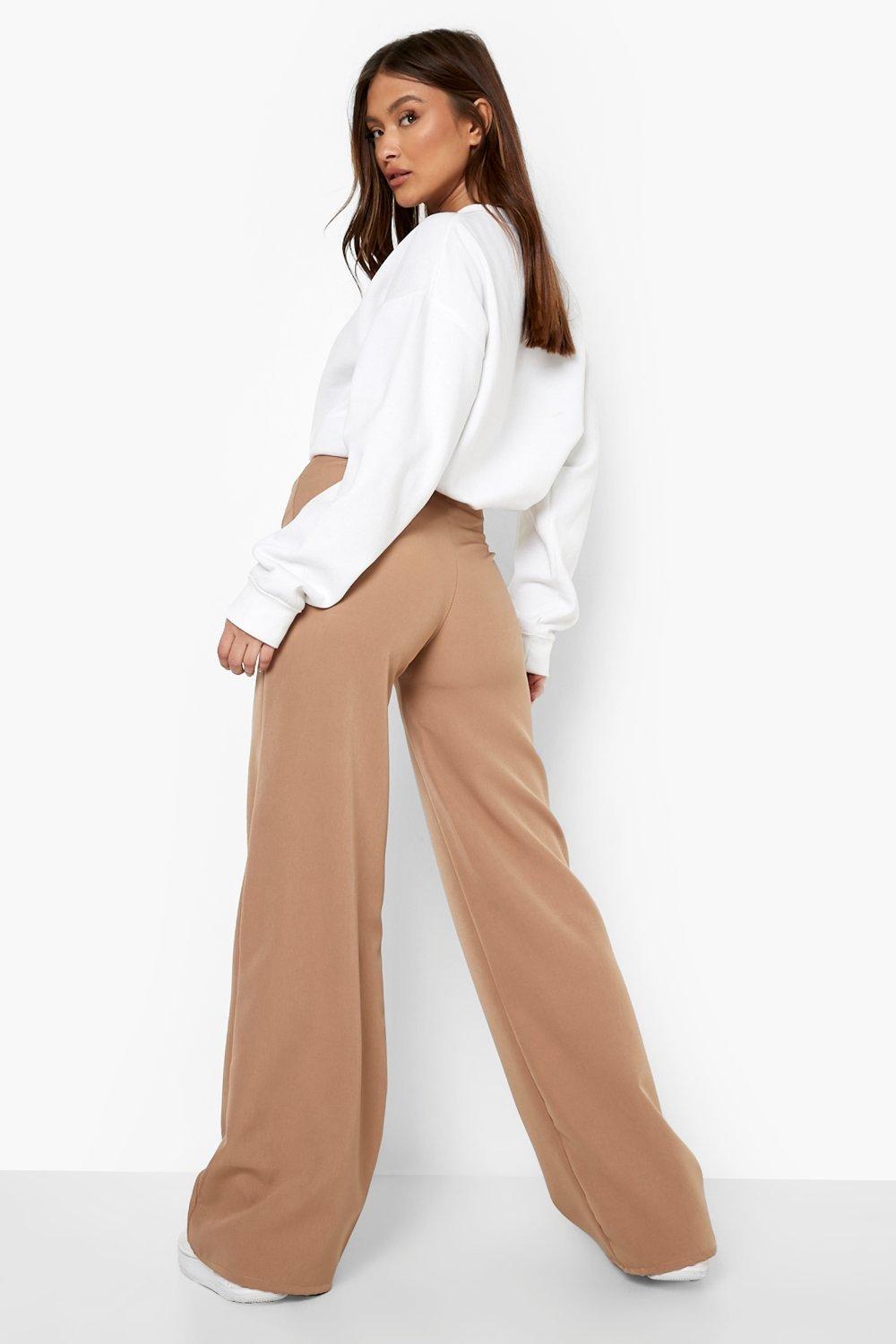 Relaxed Fit Super Wide Leg Pants