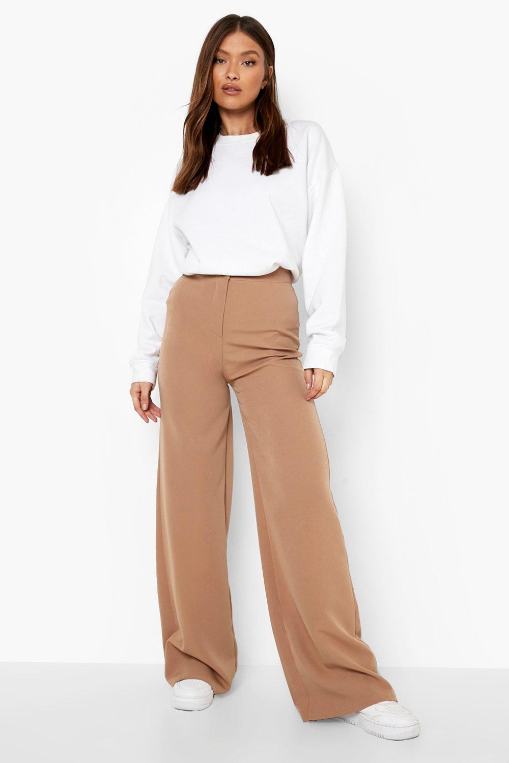 Relaxed Fit Super Wide Leg Pants