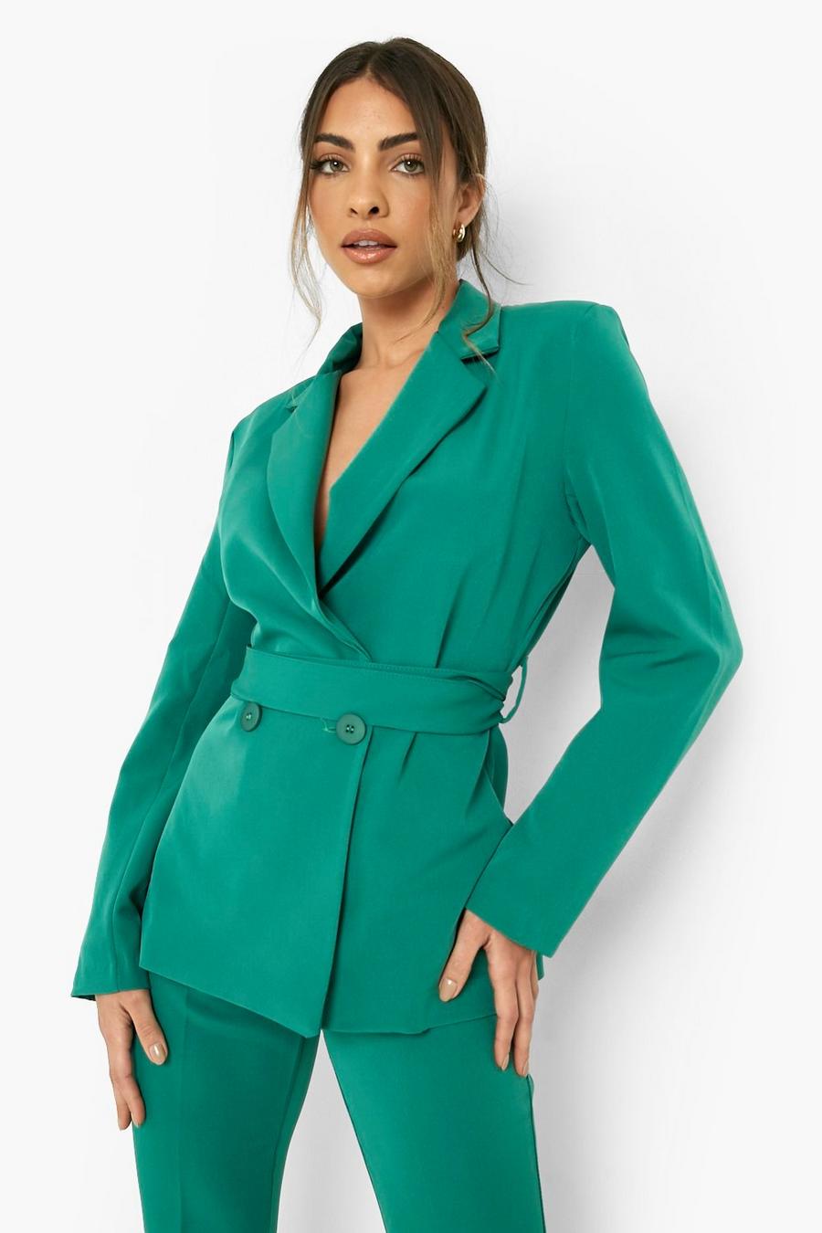 4 Boohoo Women Clothing Jackets Blazers Womens Fitted Tailored Blazer 
