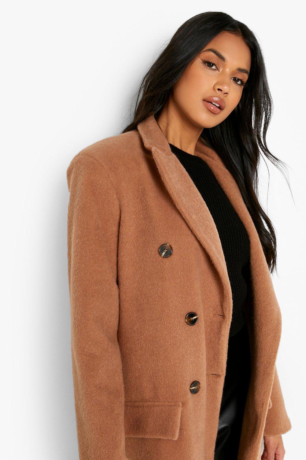 Soft cheap wool coat