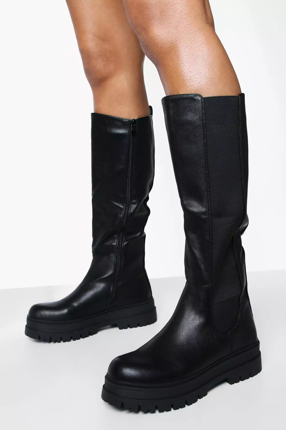 Knee high store chelsea boots