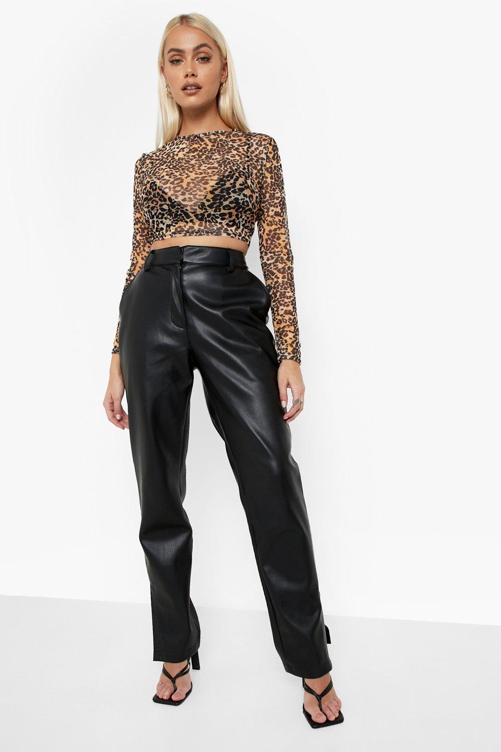 Women's Desert Mesh Printed Cropped Top