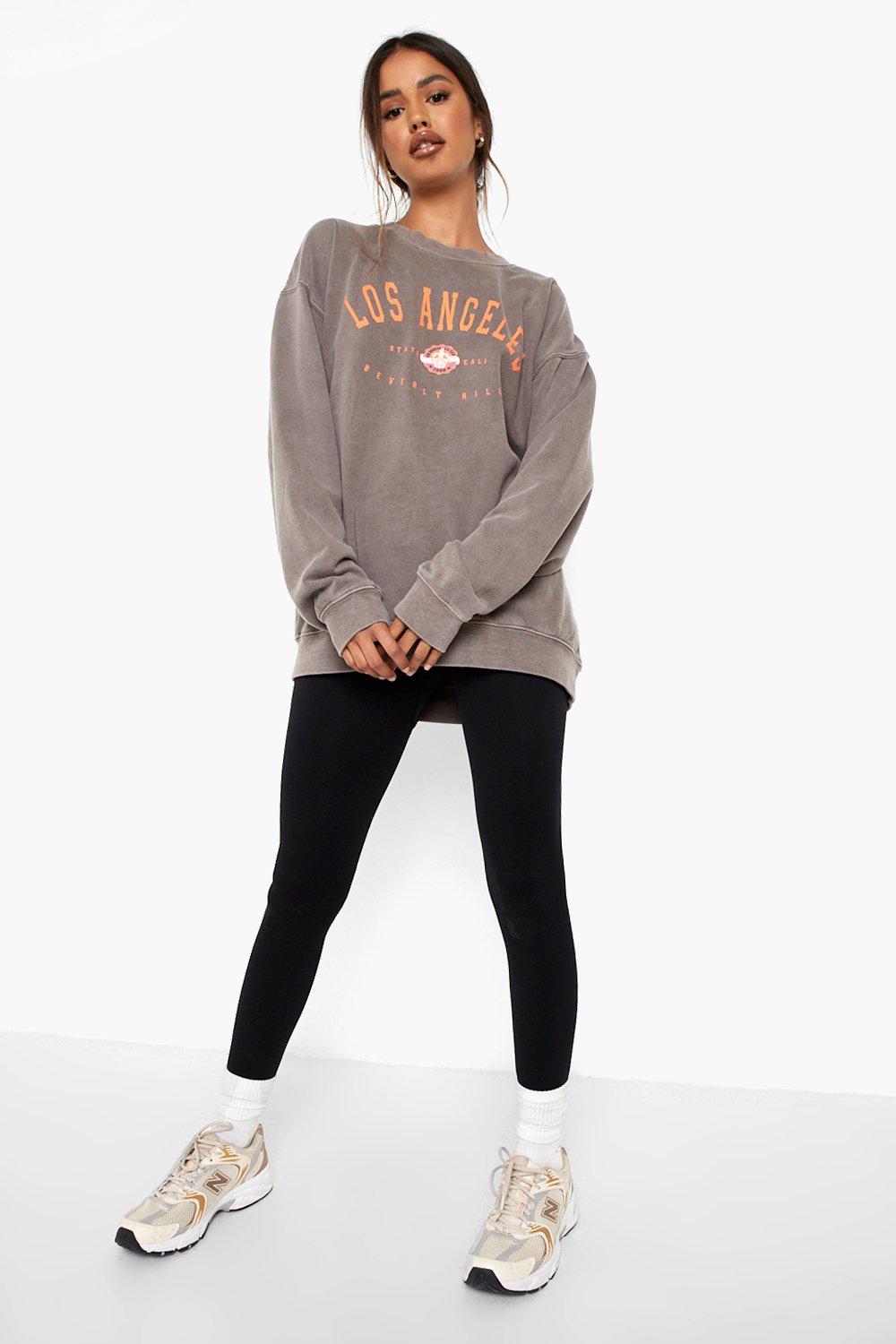 Los Angeles Overdyed Oversized Sweatshirt