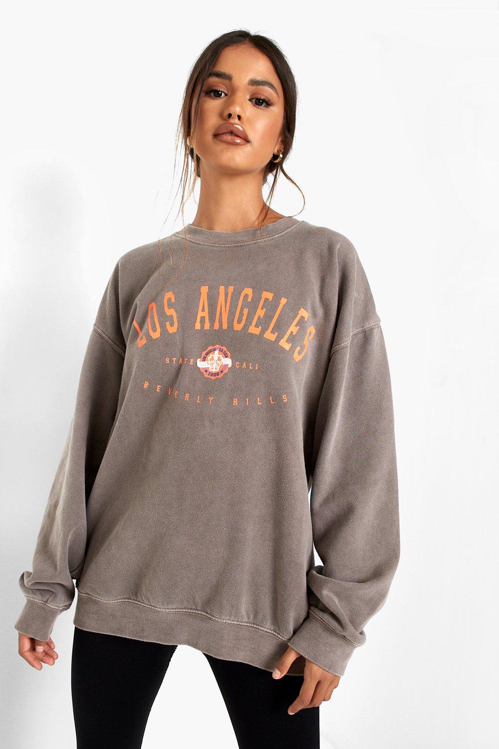 Womens Sweatshirts Los Angeles  Los Angeles Brown Sweatshirt