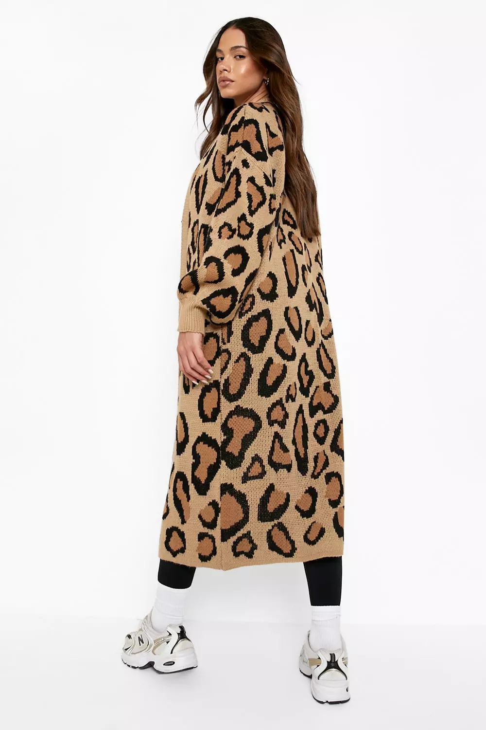 Leopard maxi clearance cardigan