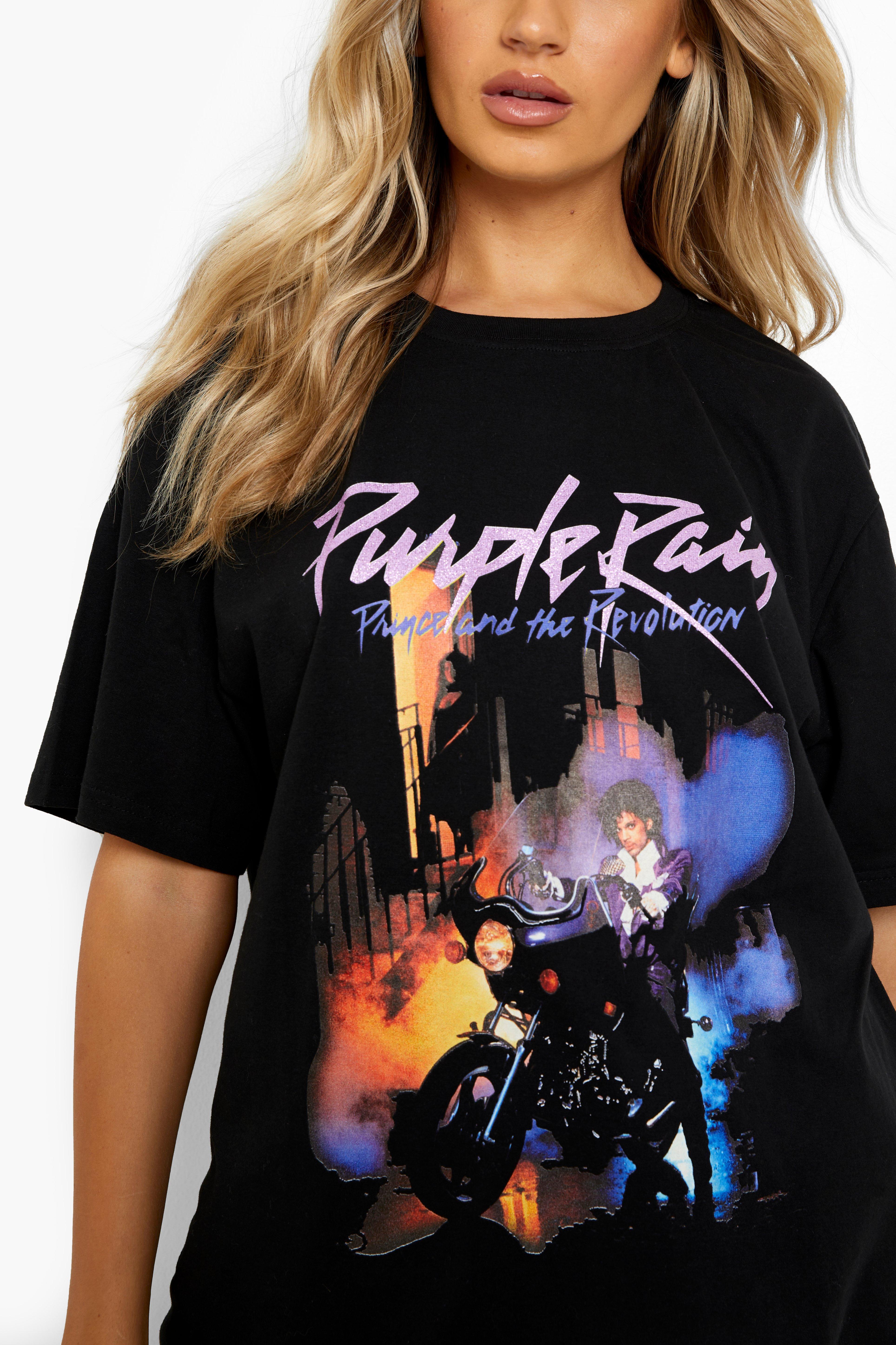 Prince Glitter License Print T shirt