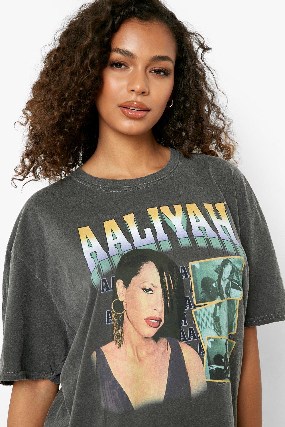 T shirt aaliyah discount femme