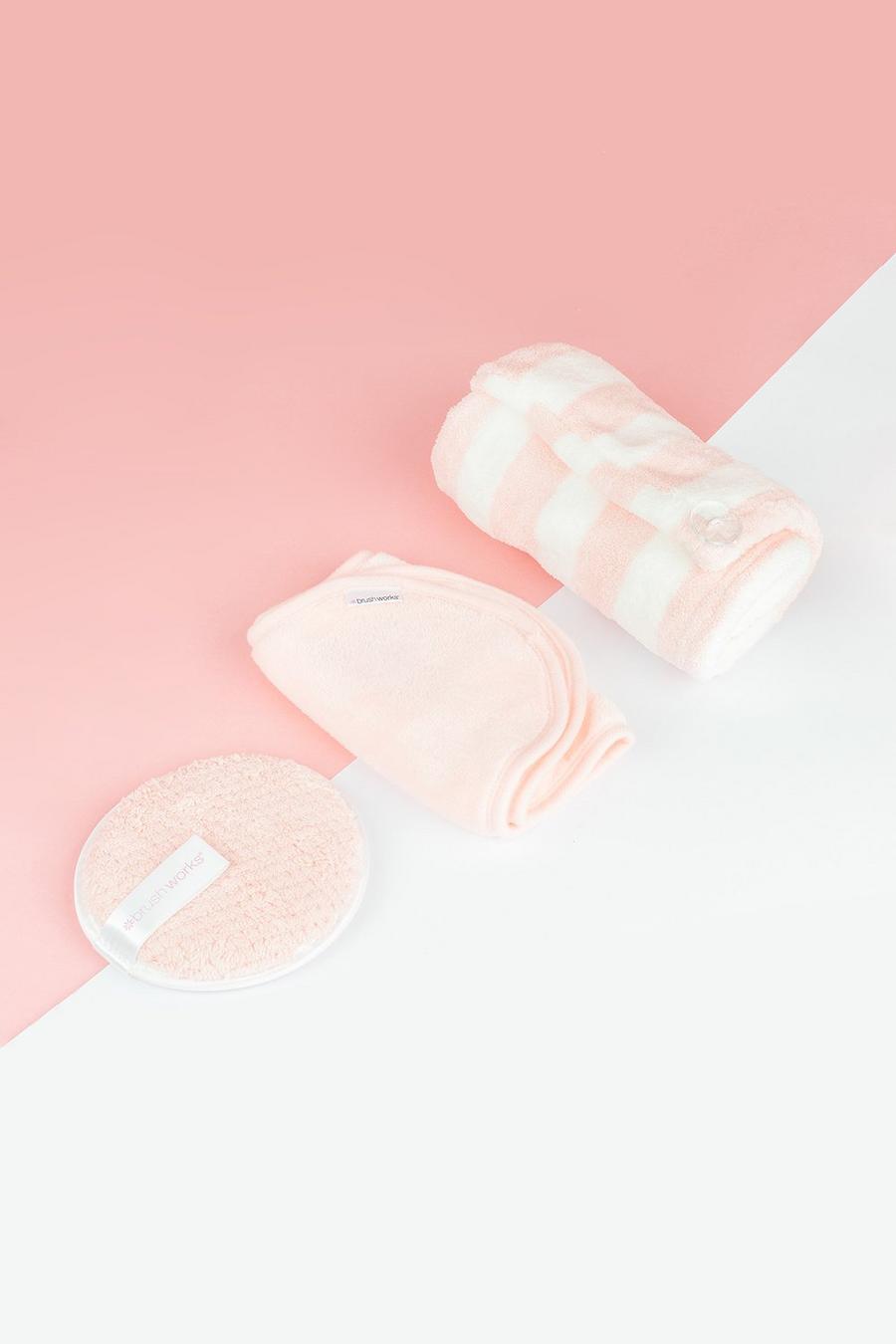 Brushworks - Set d'accessoires pour soin de la peau et des cheveux, Pink image number 1