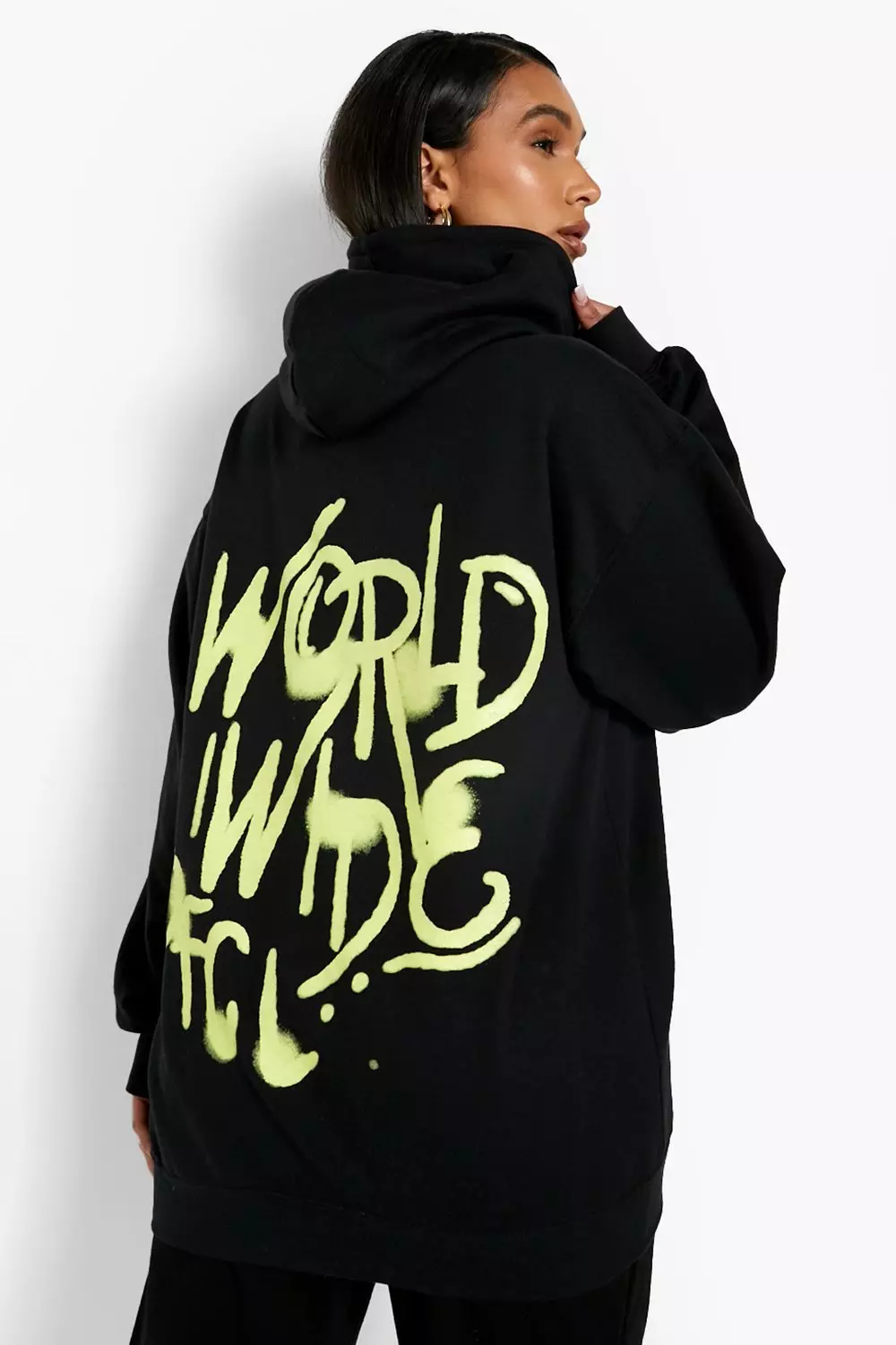 Neon oversized clearance hoodie