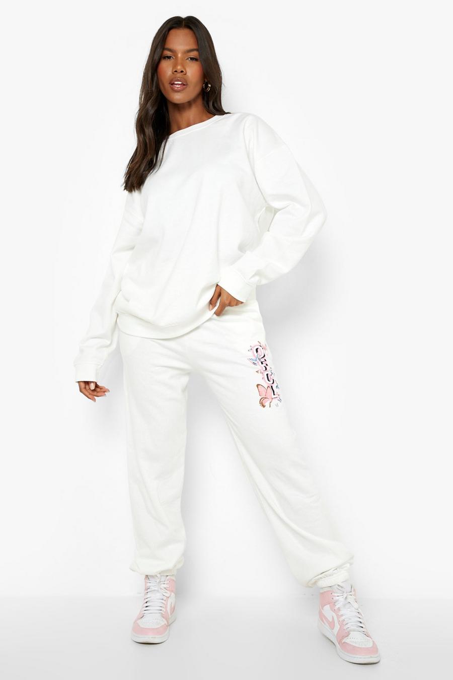 Ecru Ofcl Butterfly Sweater Tracksuit image number 1