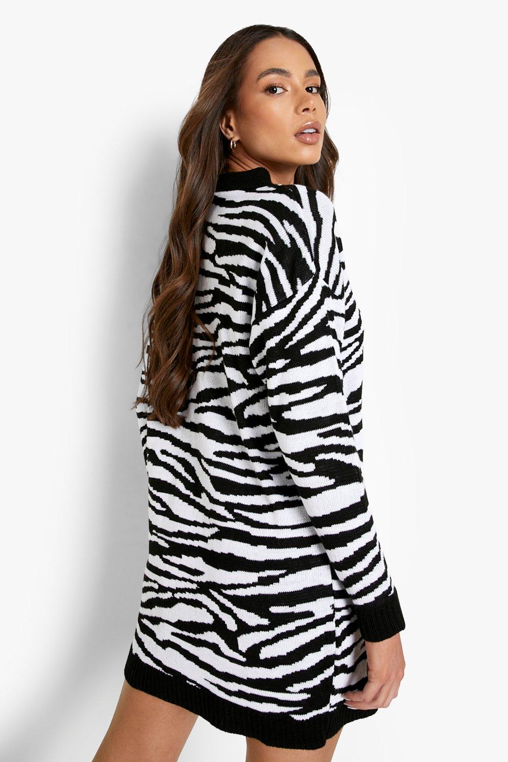 Zebra sales jumper dress