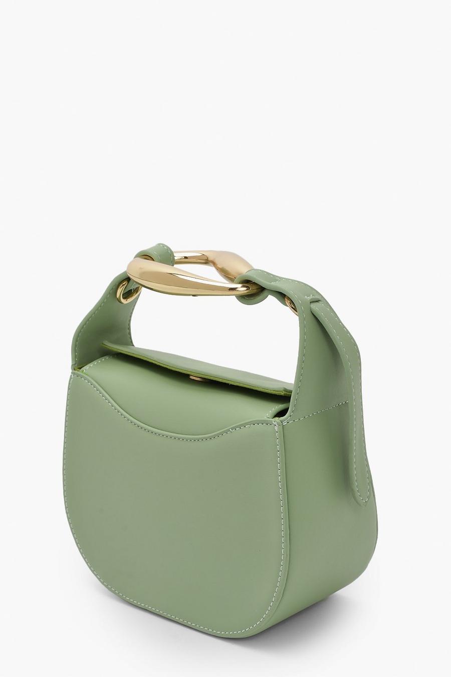 Green Sculpted Handle Grab Bag image number 1