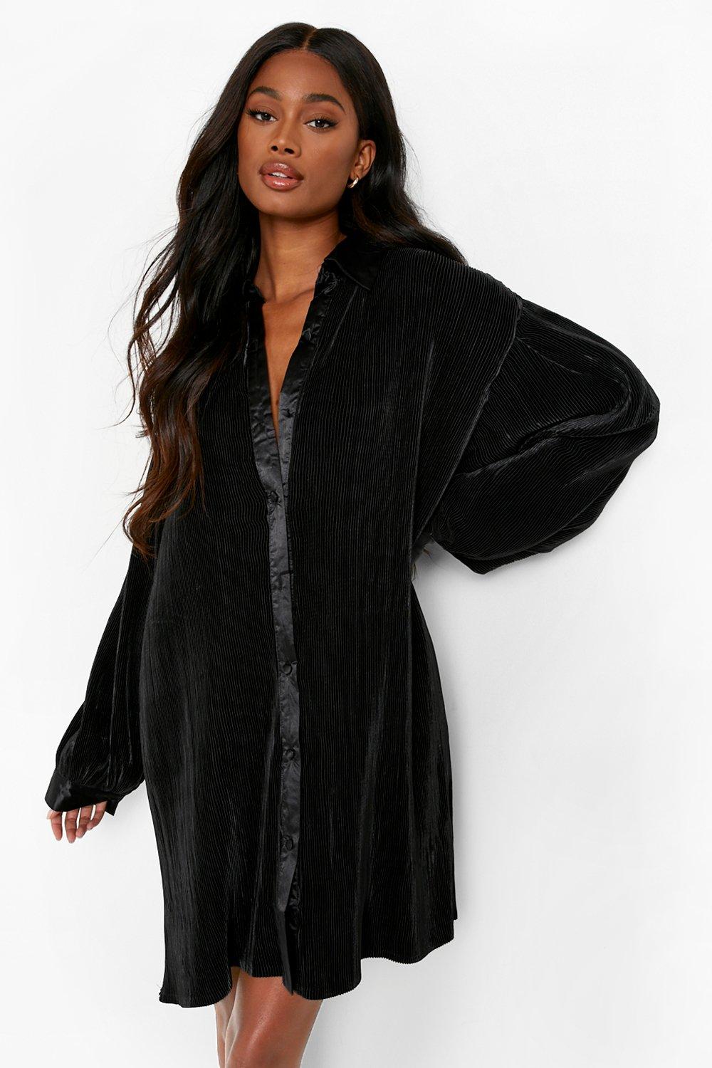 Women's Premium Plisse Oversized Shirt ...