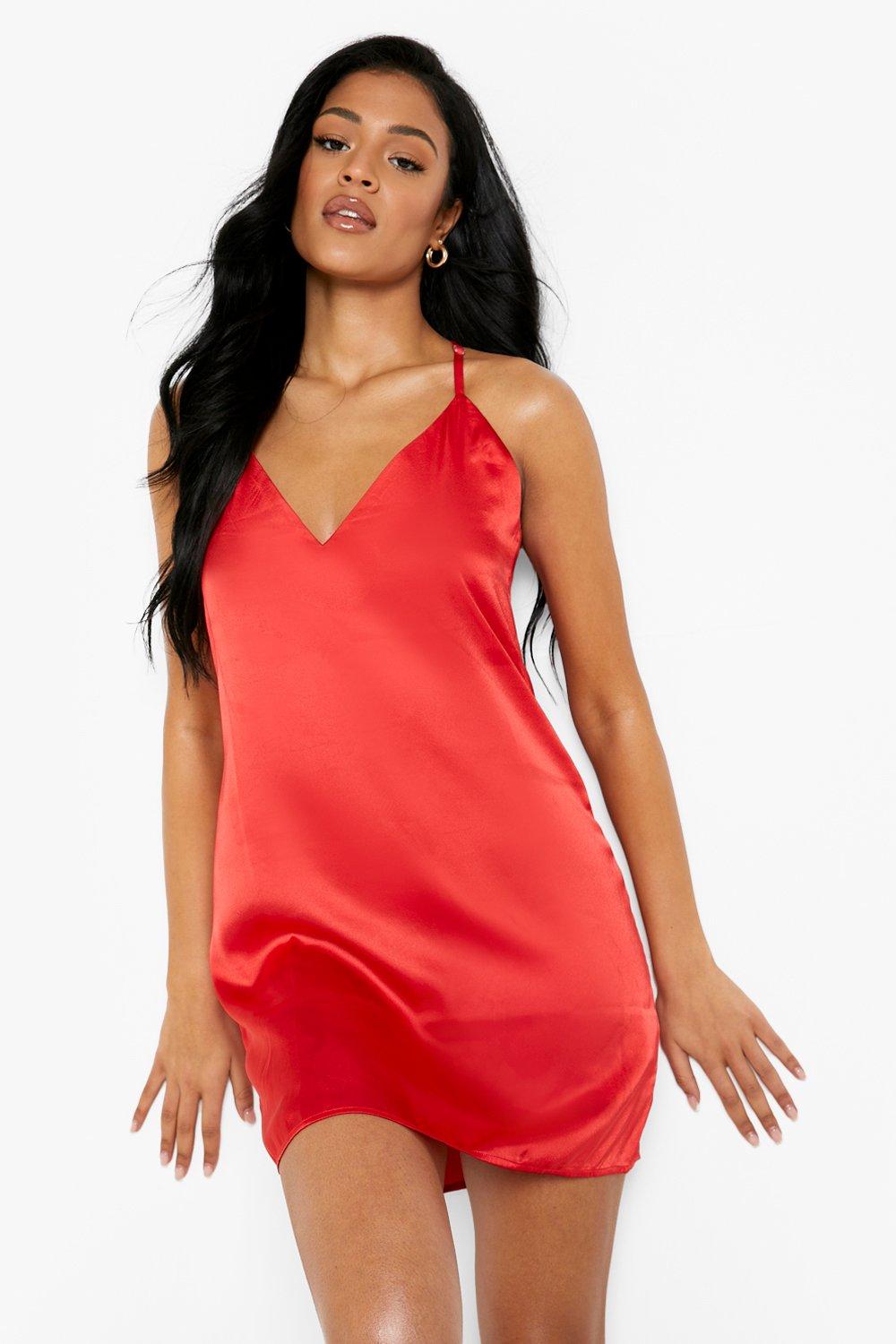 Tall Satin Slip Dress