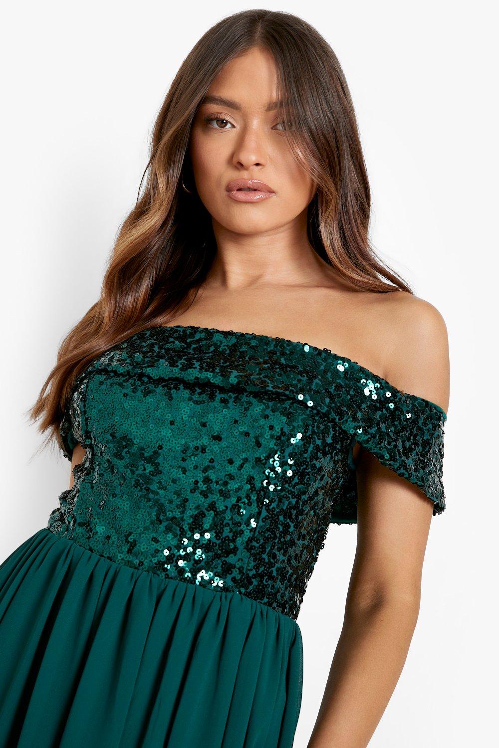 green occasion maxi dress