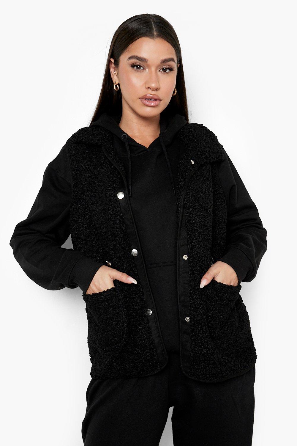 Teddy faux outlet fur vest