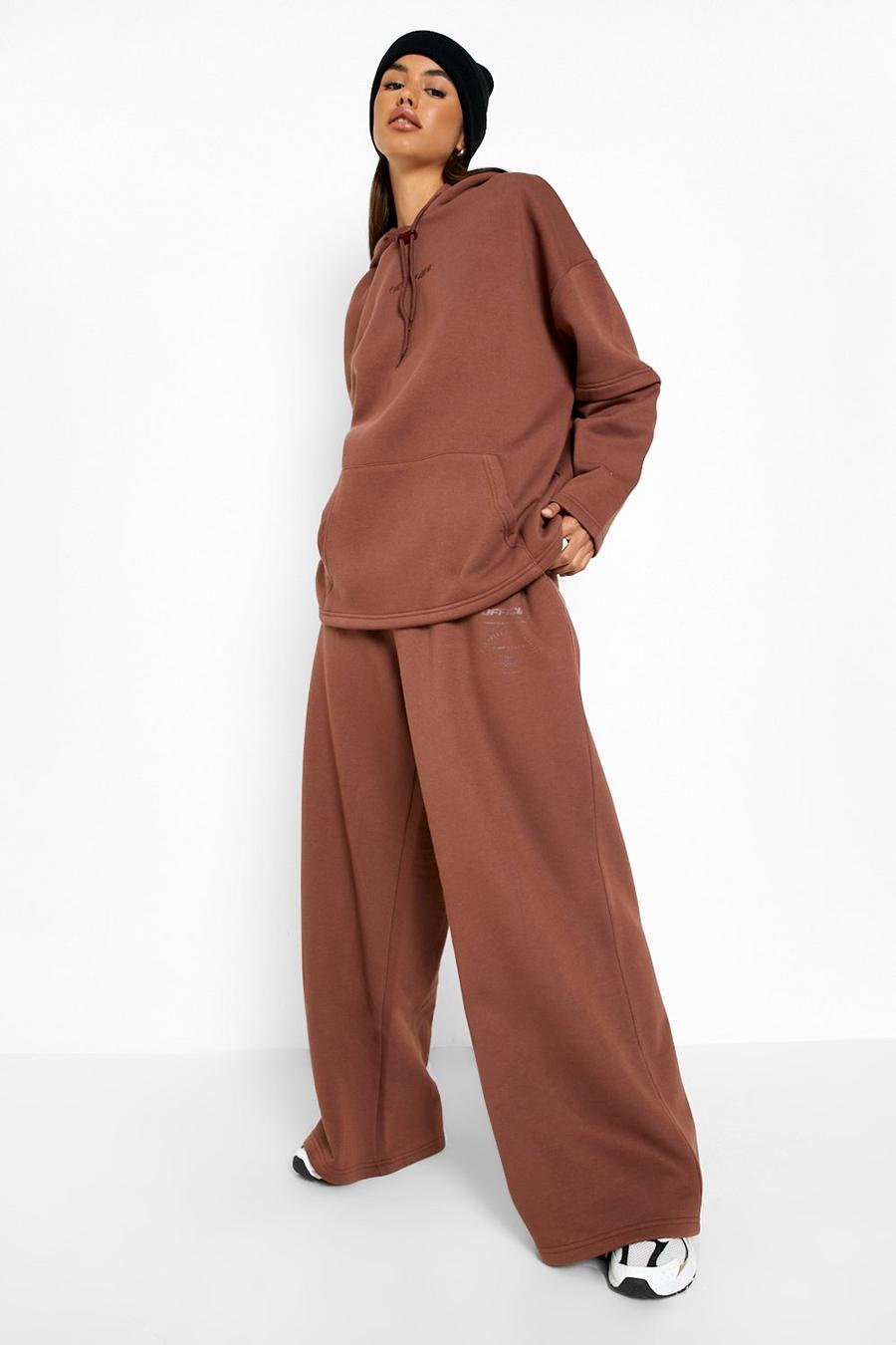 Chocolate Official Wide Leg Jogger image number 1
