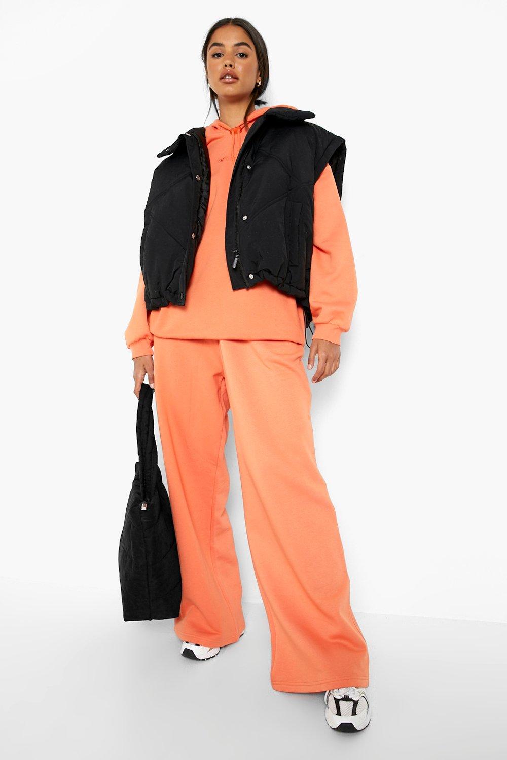 Orange Official Balloon Sleeve Oversized Hoodie