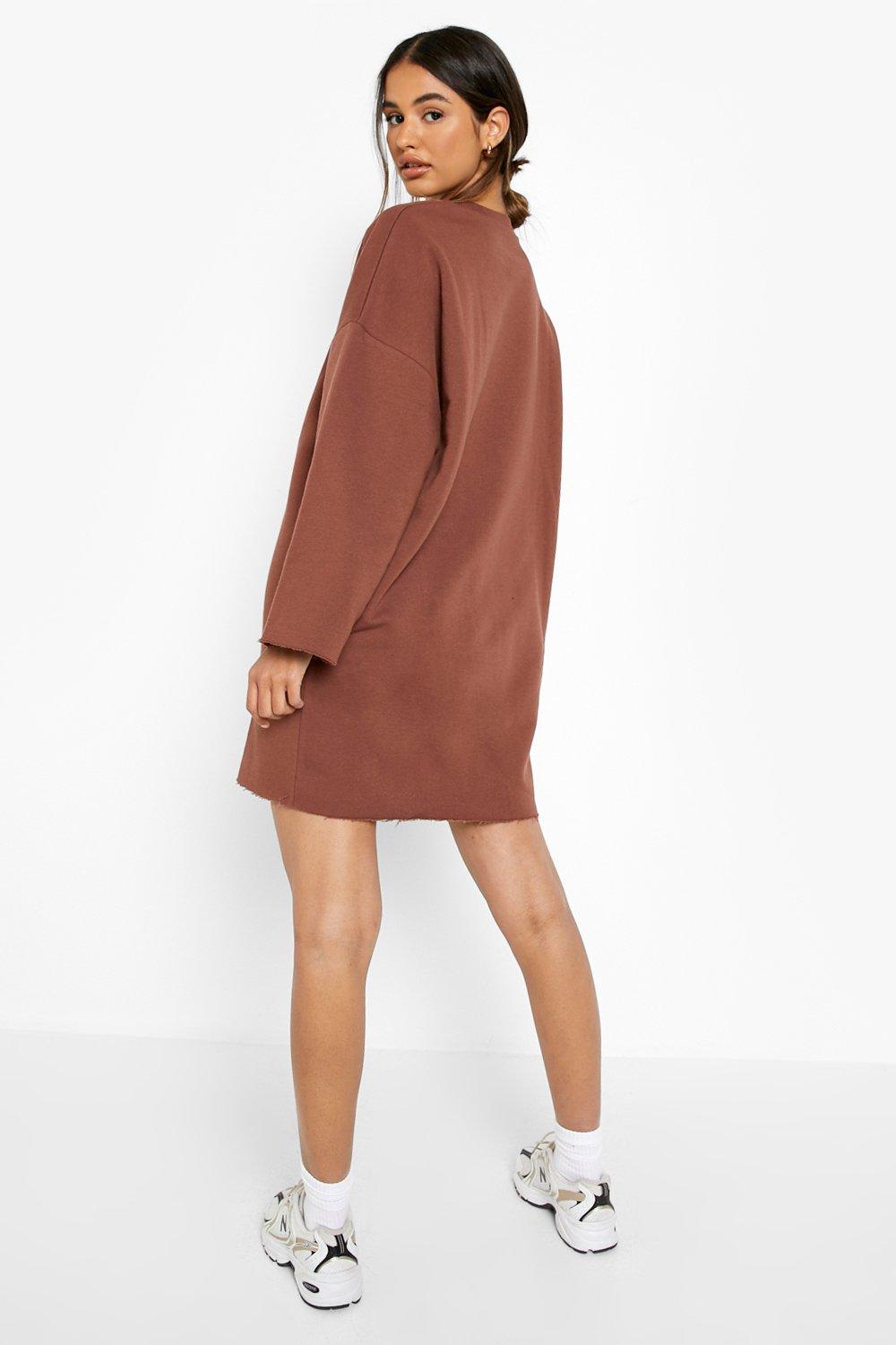 Distressed hoodie dress on sale