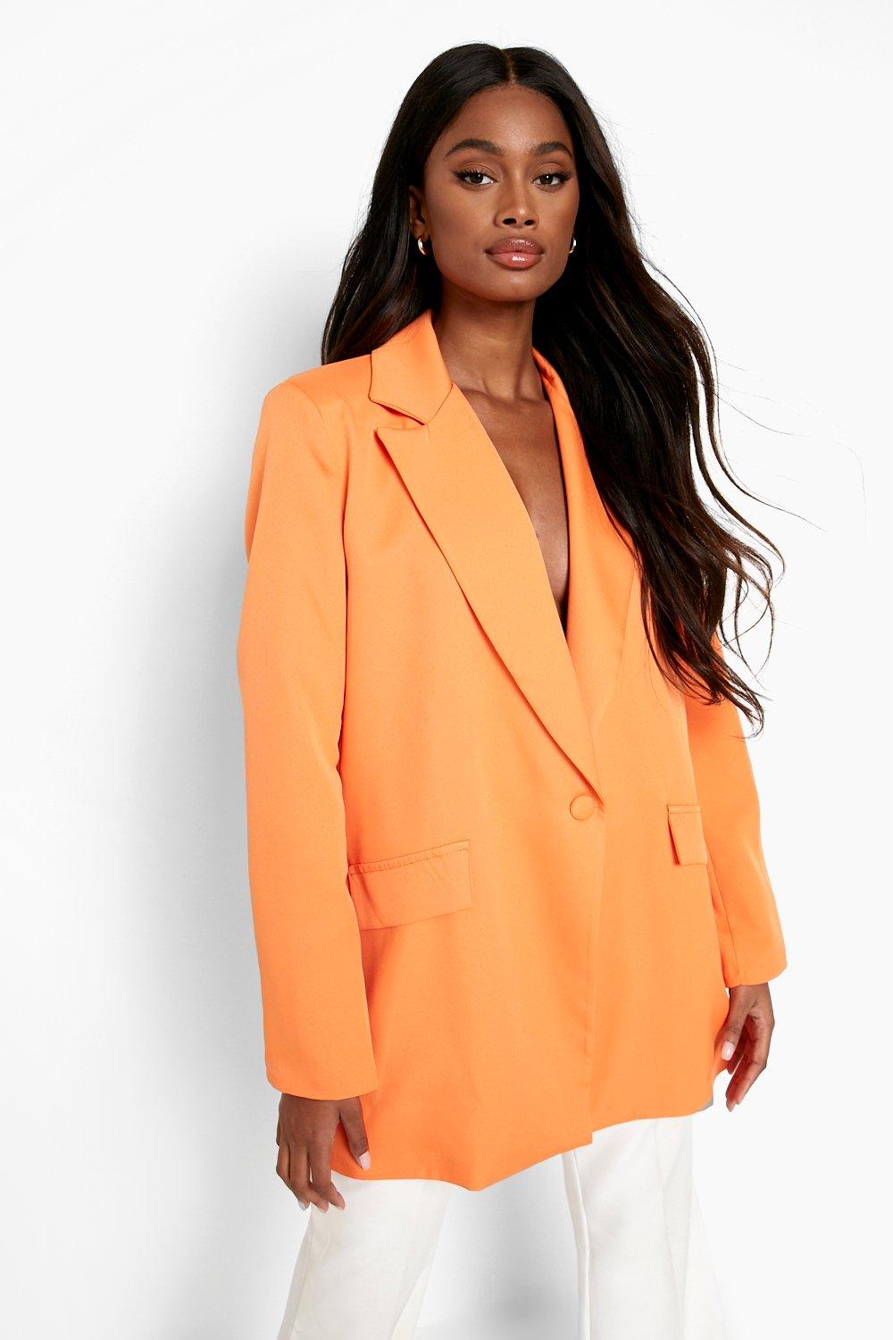 Plus Colour Pop Longline Blazer