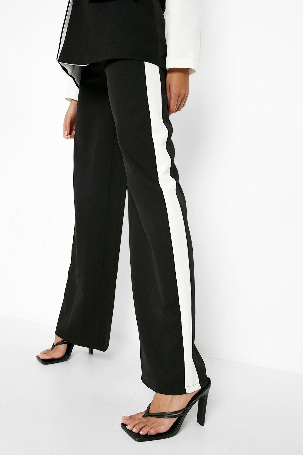 Asymmetric Folded Waistband Trouser