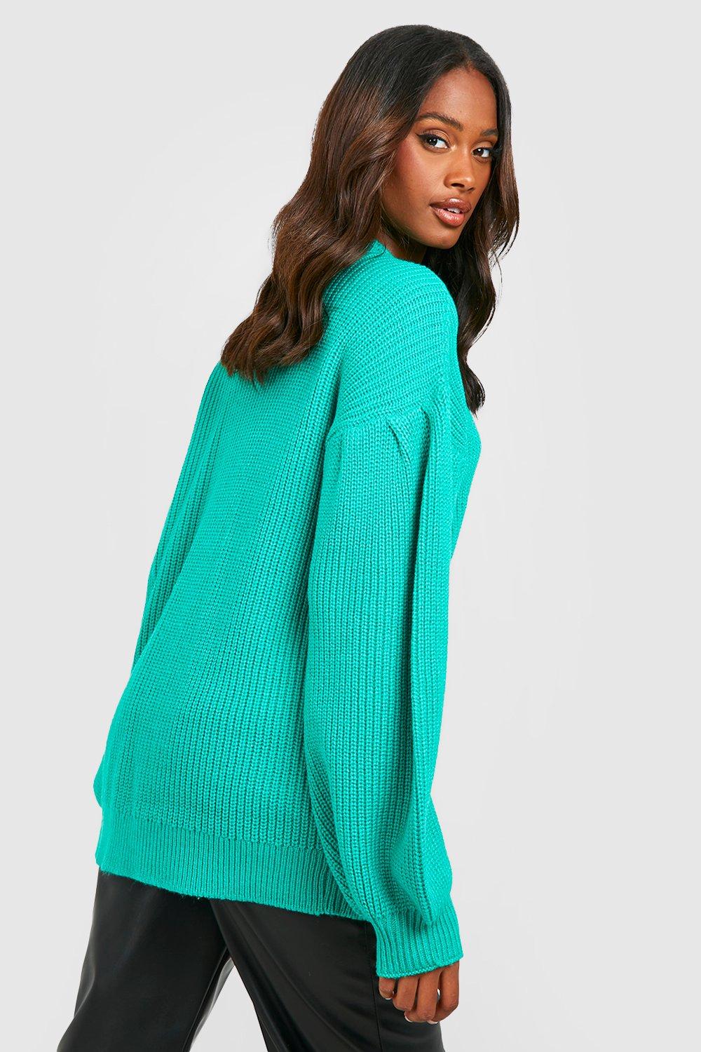 Oversized balloon sleeve clearance jumper