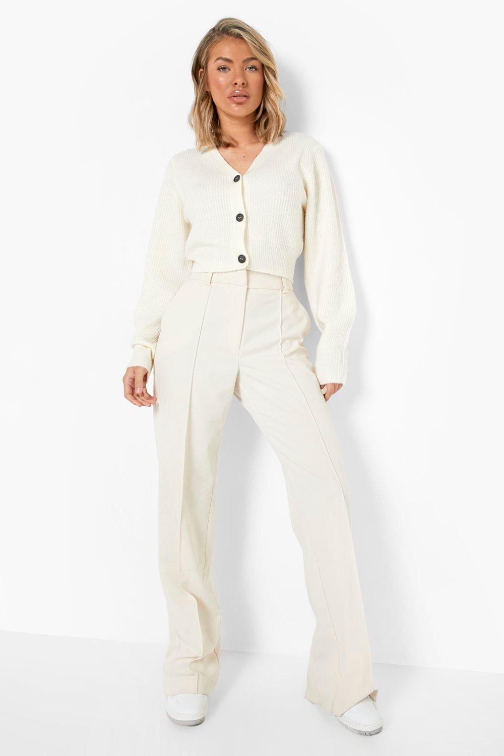 Balloon Sleeve Cropped Cardigan | boohoo