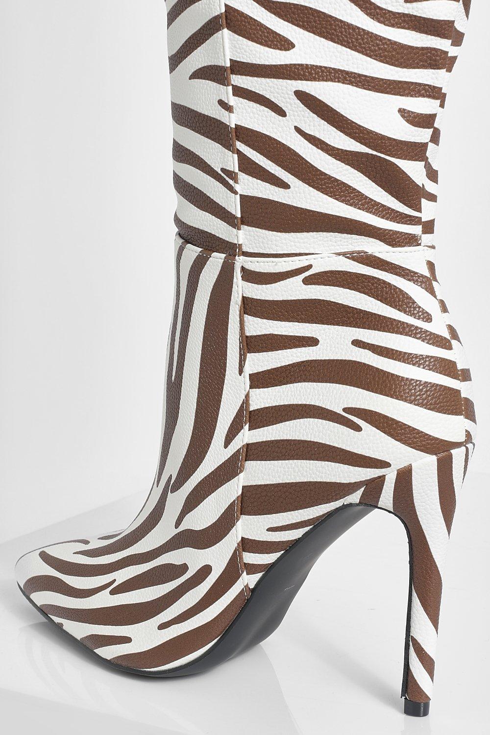 Boohoo leopard clearance print boots