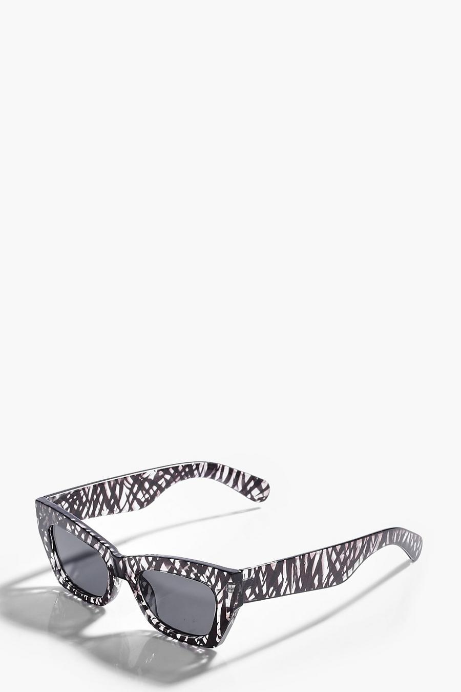 Zebra Printed Sunglasses