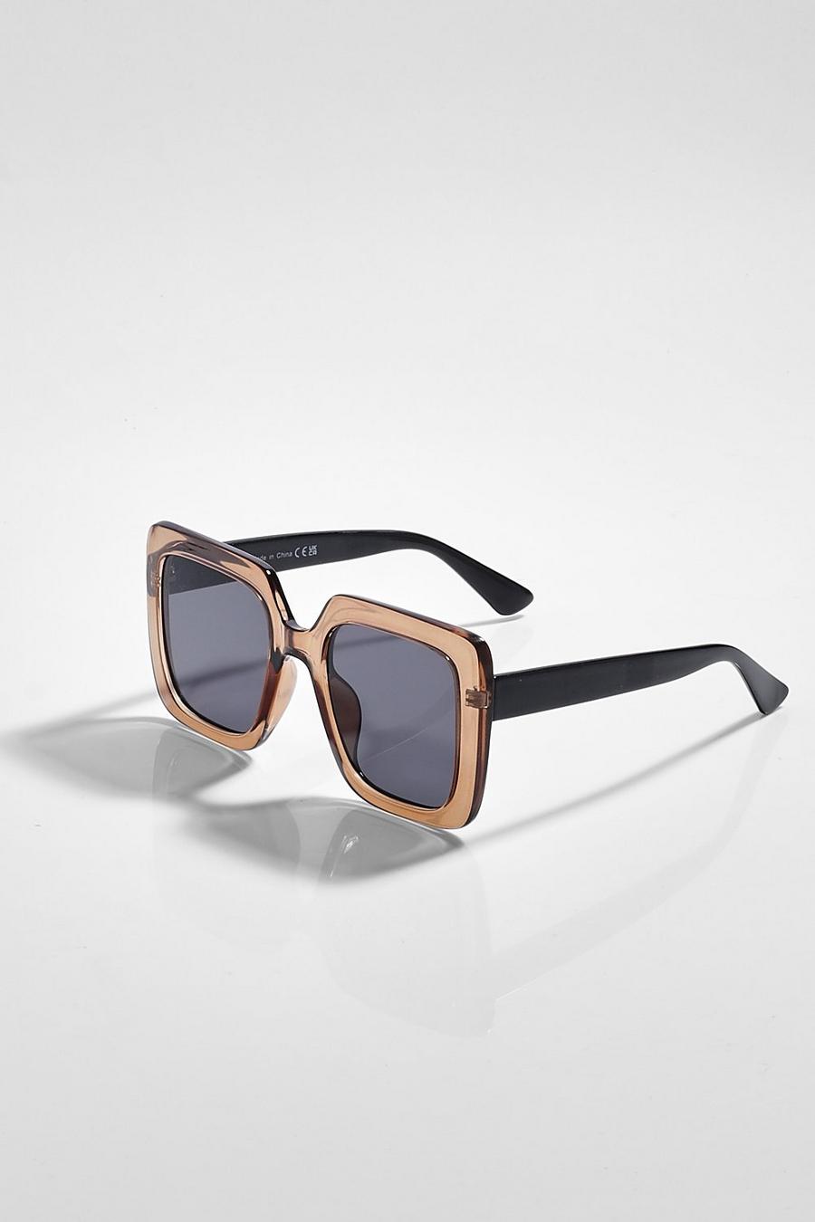 Olive 70s Oversized Sunglasses image number 1