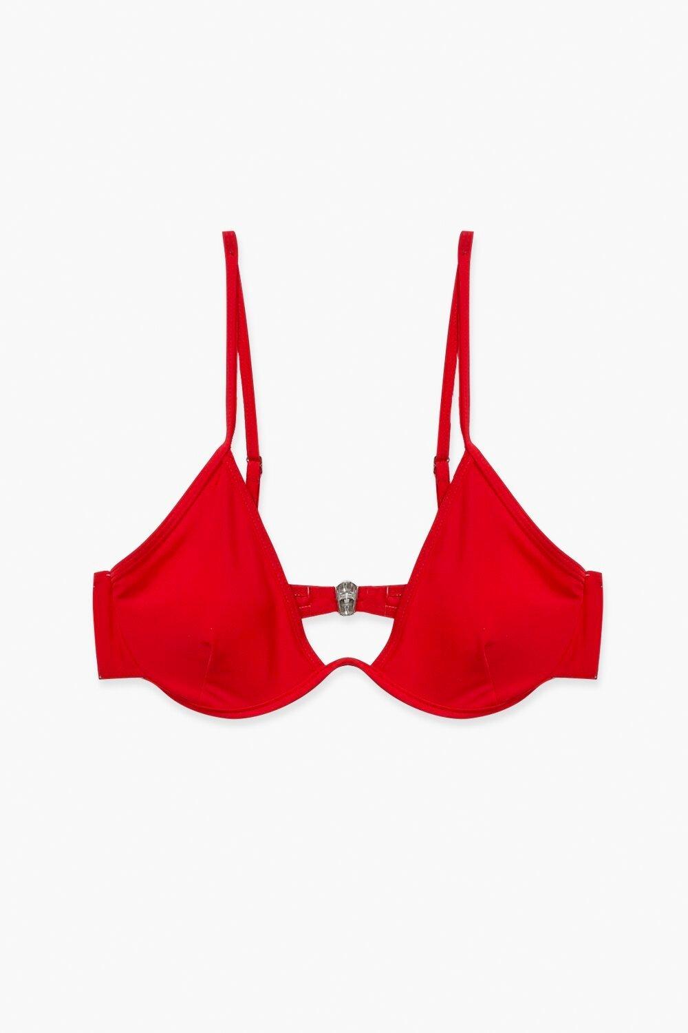Buy JD Williams Red Underwired Non Padded Bikini Top from Next Poland