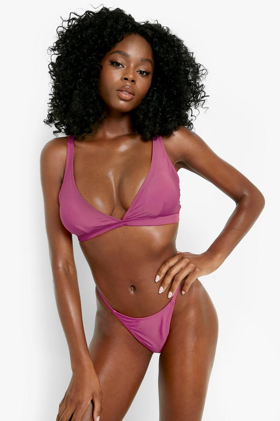 Purple Bikinitrosa i tangamodell  image number 1