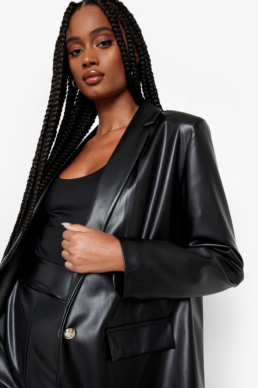 Blazer noir best sale bouton doré femme