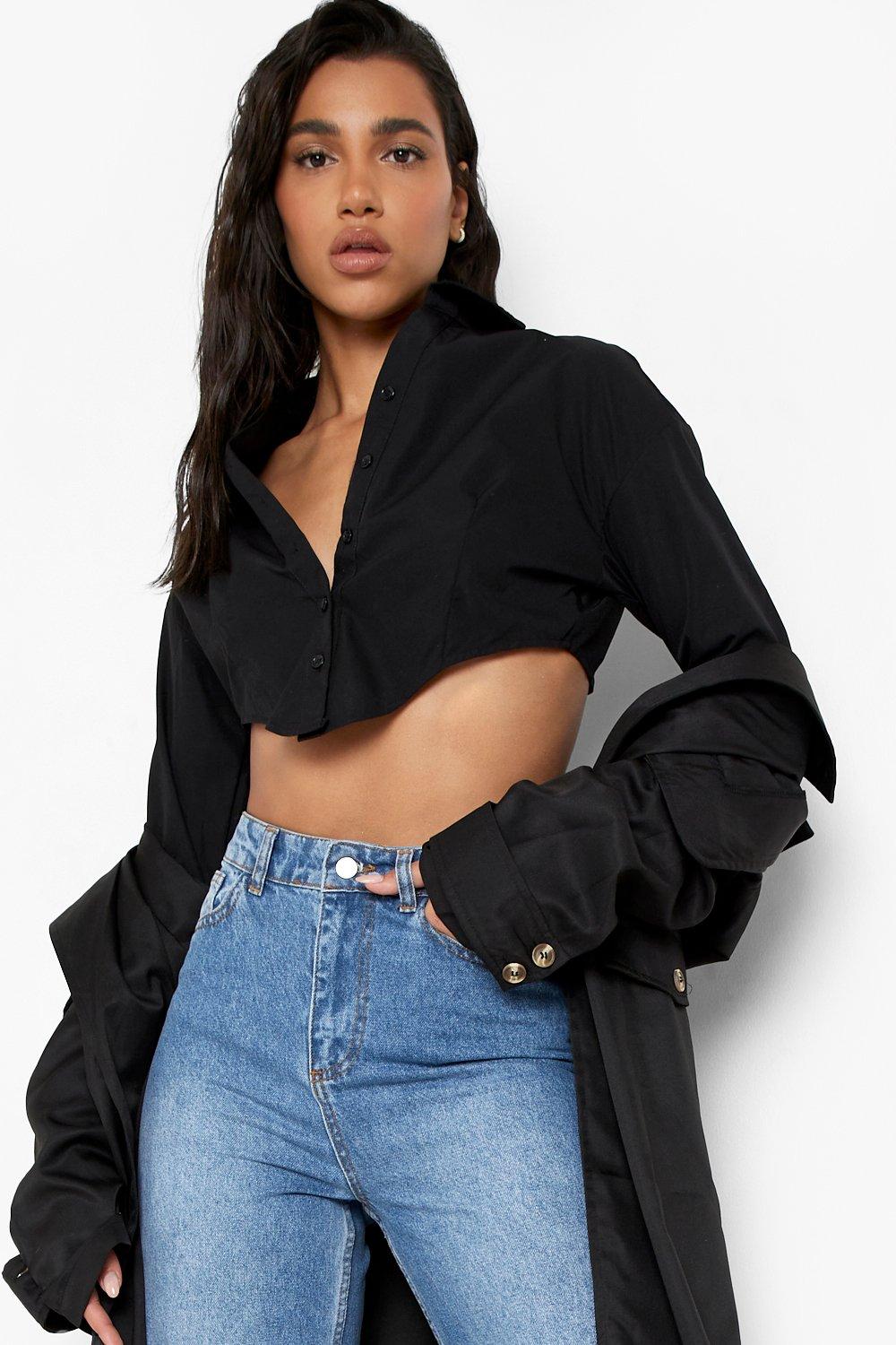Ruched sleeve shirt deals