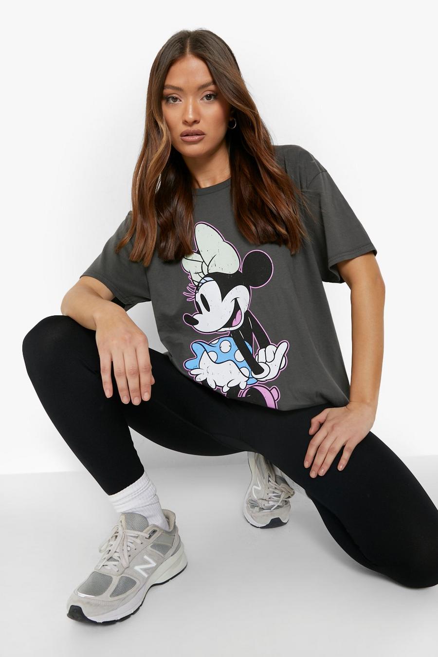T-shirt oversize ufficiale Minnie, Charcoal image number 1