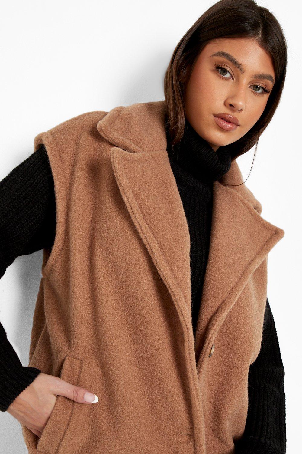 Gilet sans manches femme CARAMEL