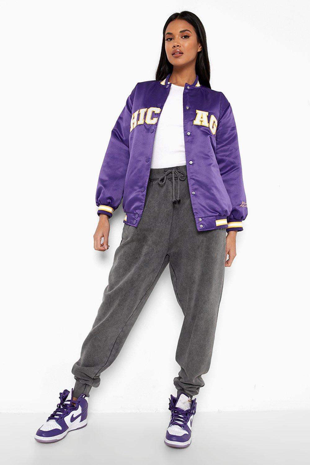 Purple Varsity Jacket for Women - Deal20one