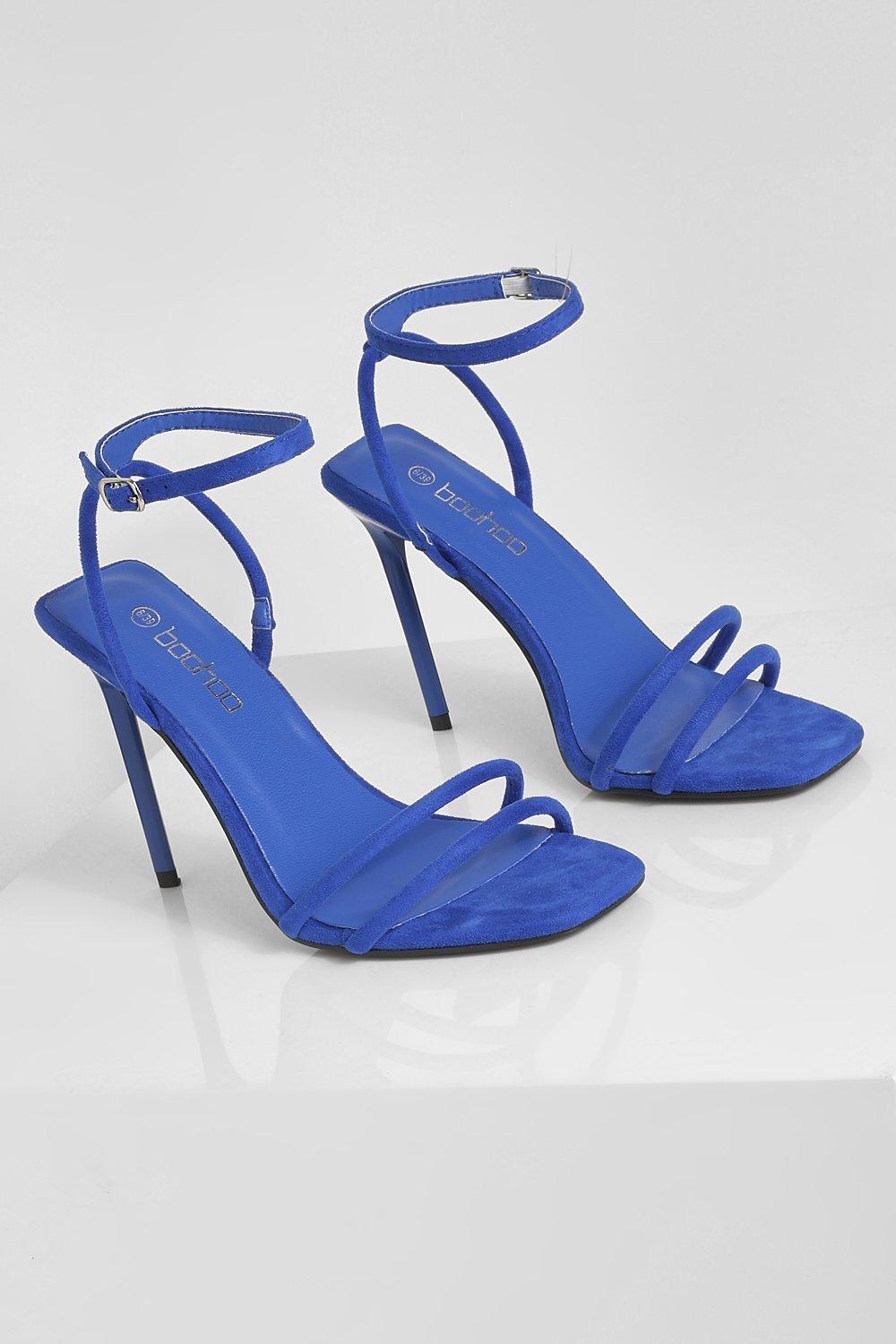 Royal blue clearance wide width heels