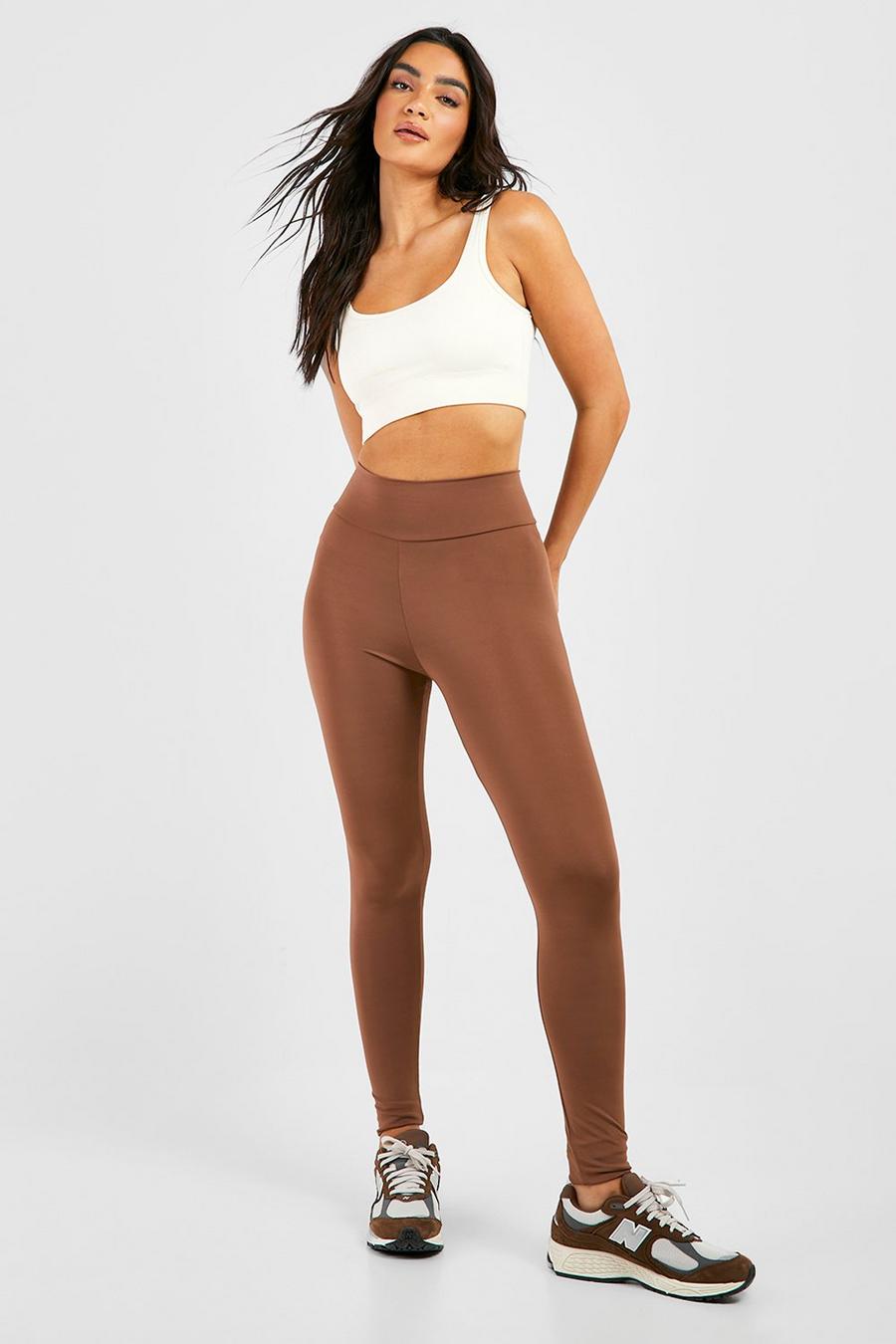 Legging Active a compressione, Chocolate image number 1