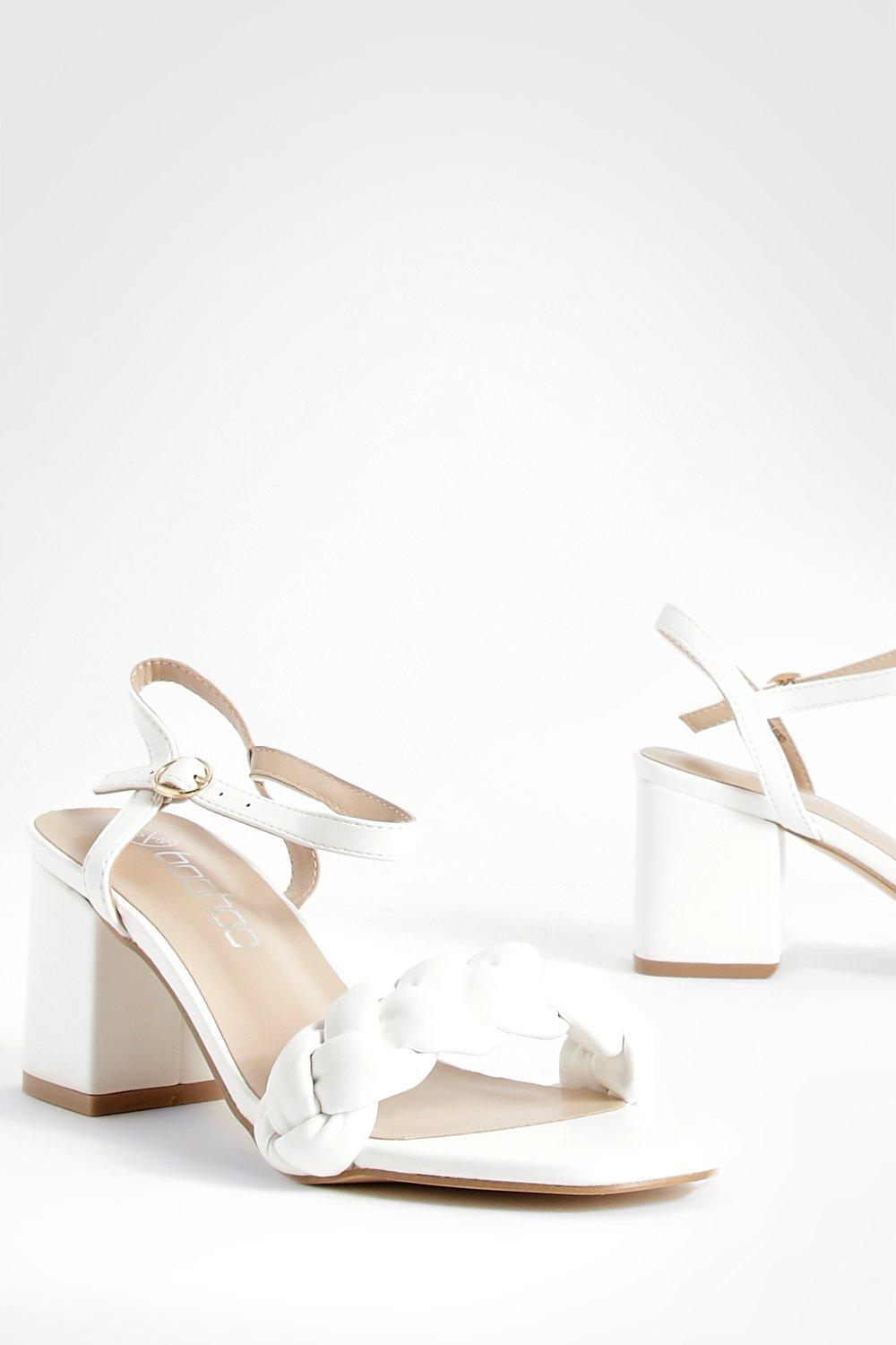 Chaussures talon avec bride la cheville boohoo