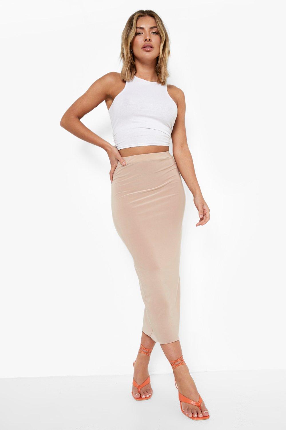 long fitted skirts for women