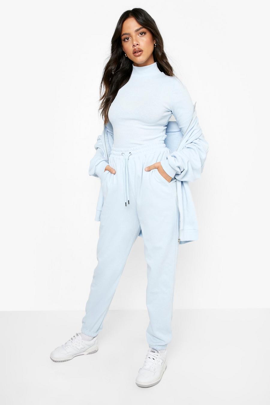 Baby blue 3 Piece Zip Through Tracksuit image number 1