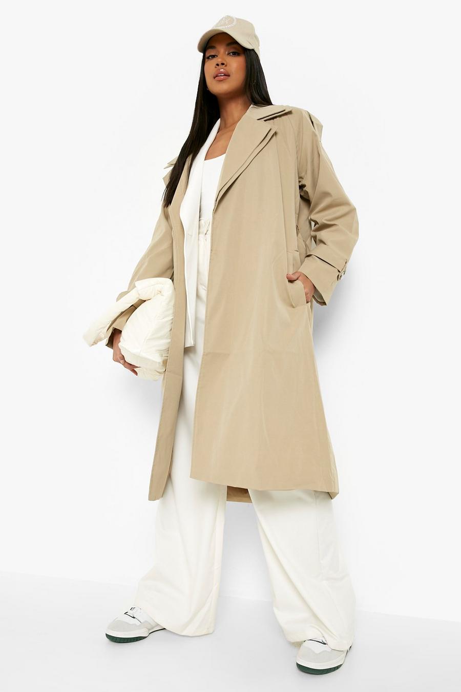 Stone Double Collar Trench Coat image number 1