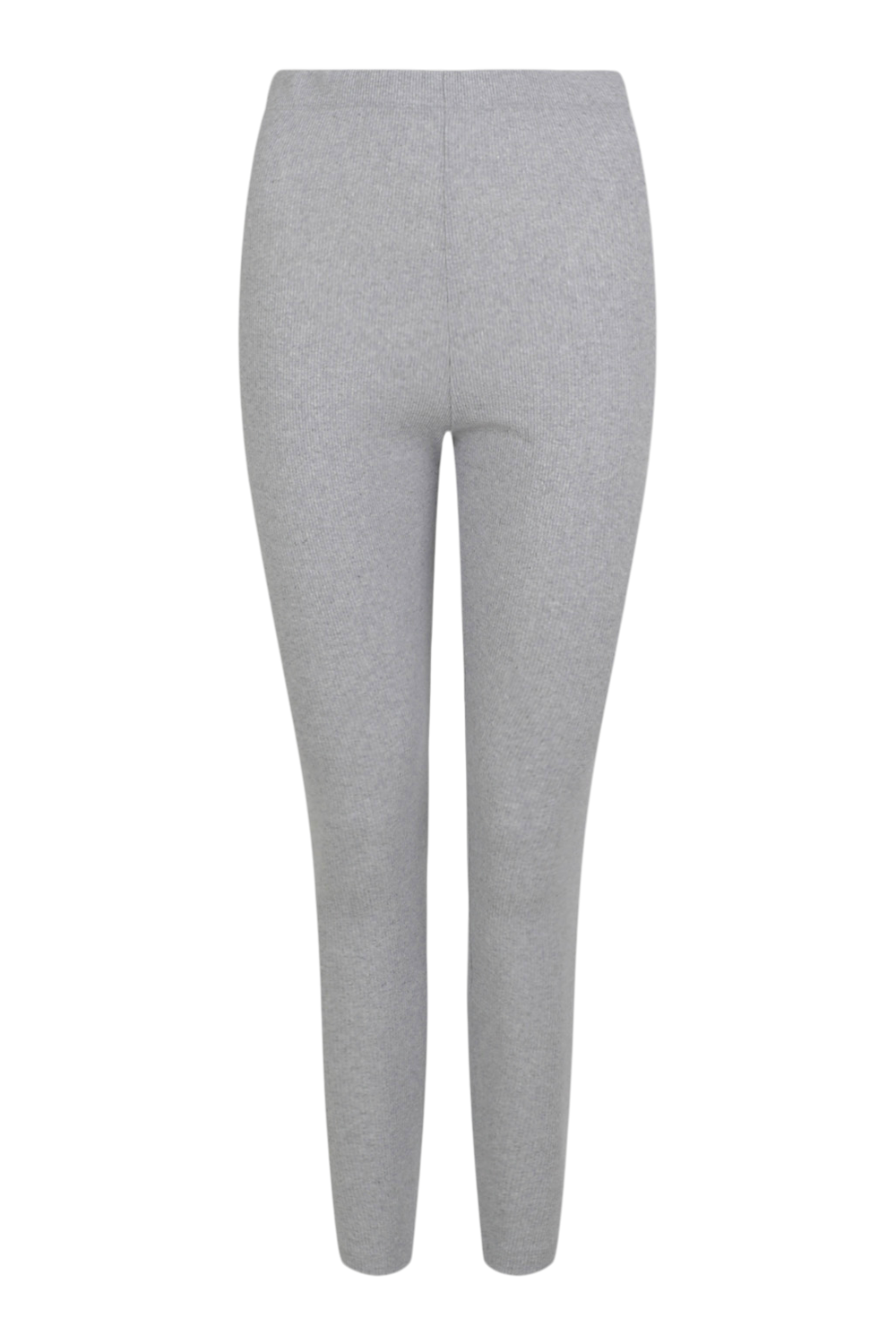 Cotton Jersey Knit High Waisted Leggings