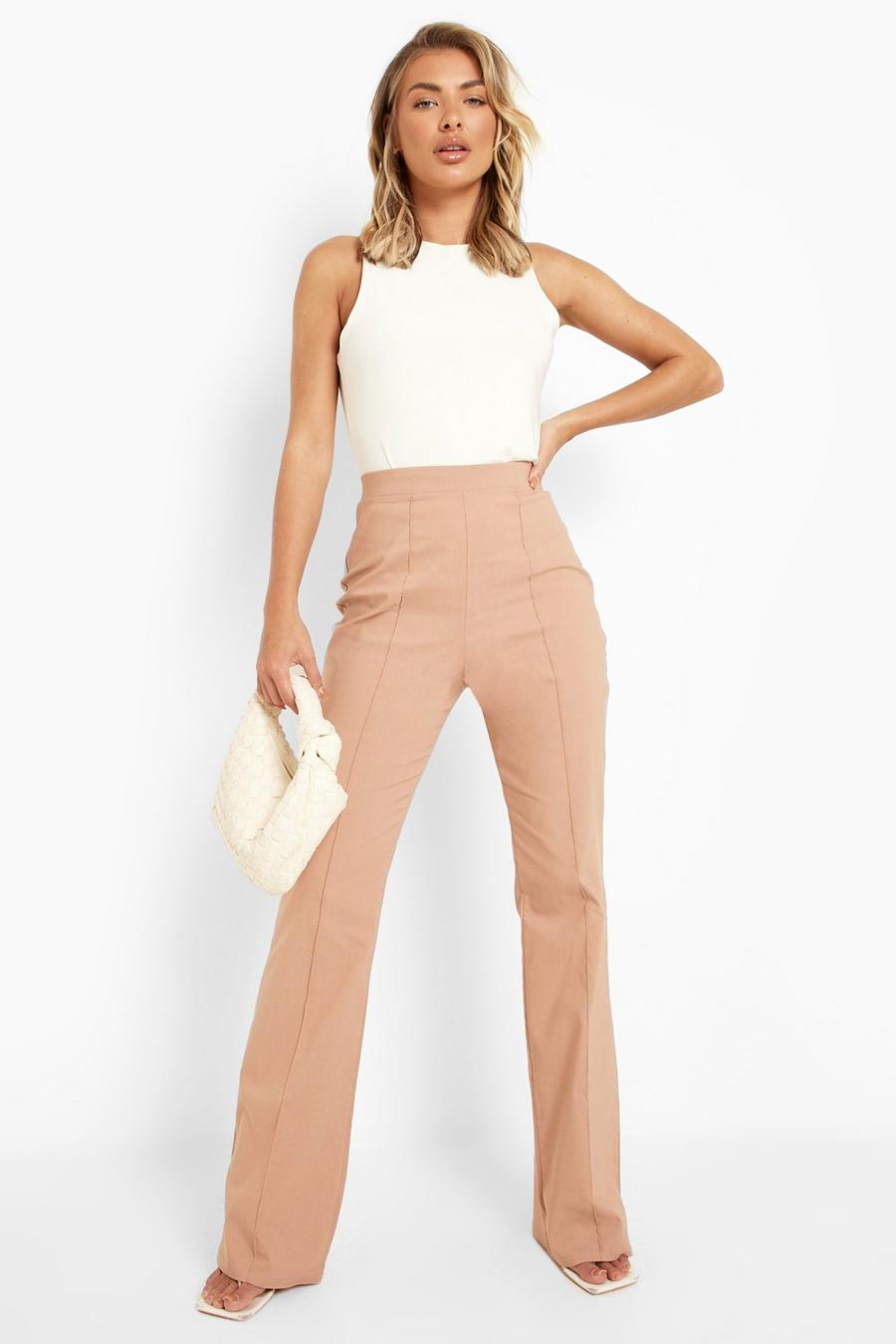 Super Stretch Seam Front Fit & Flare Pants