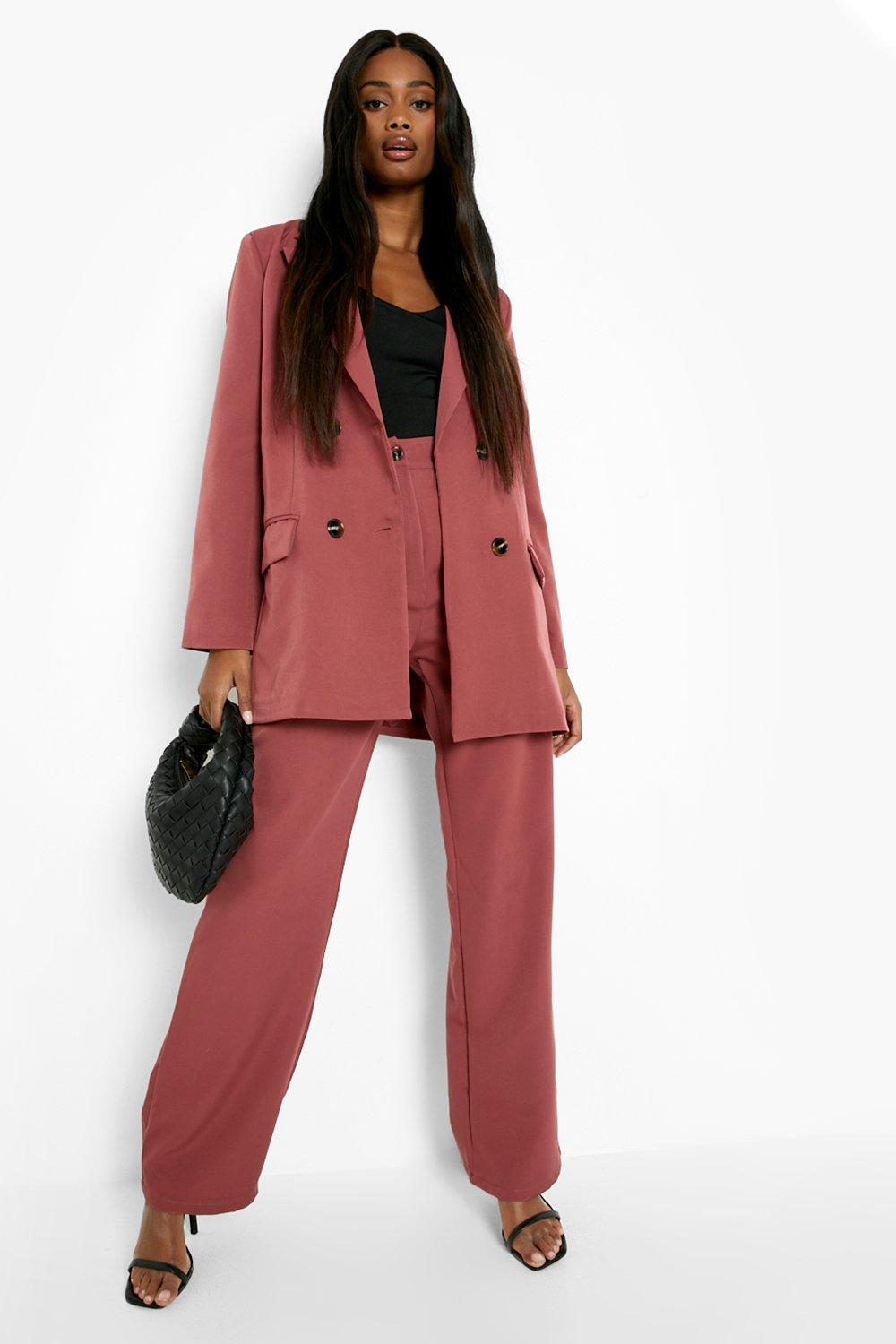 Double breasted longline blazer deals