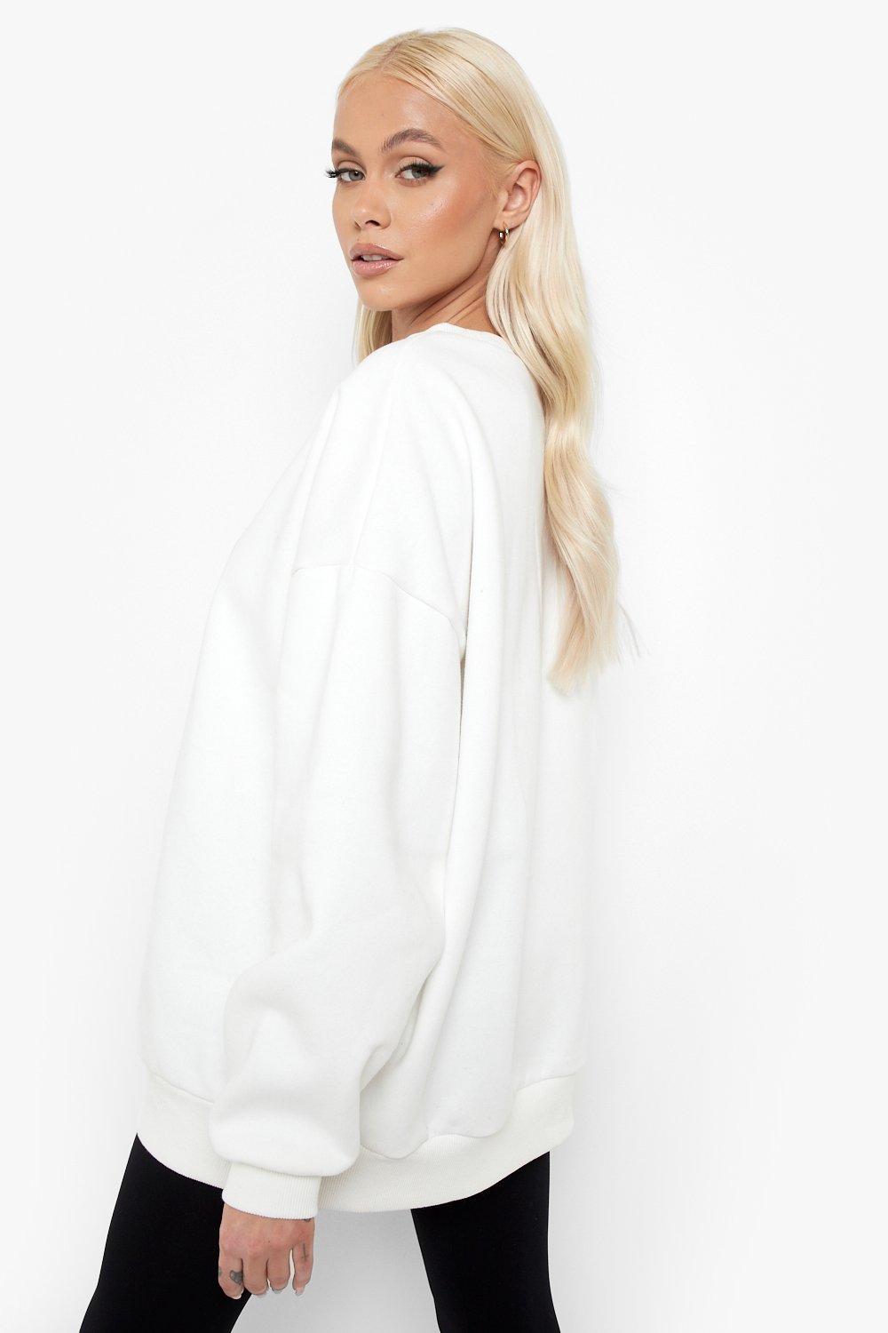Women s Ecru Dsgn Studio All Season Oversized Sweater Boohoo UK